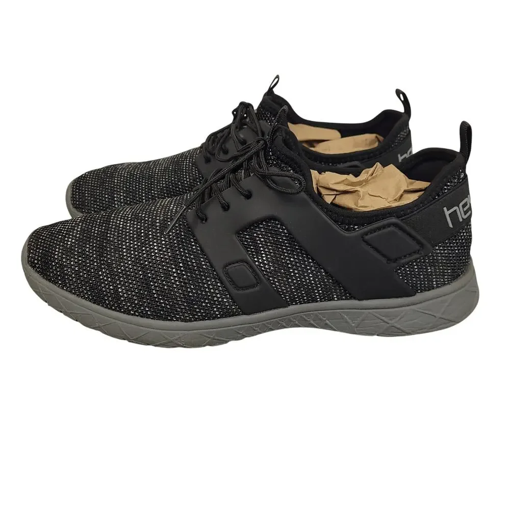 Hey Dude Axel Sox Mens 10 Carbon Black Slip On Sneakers Lightweight Minimalist - Picture 6 of 12